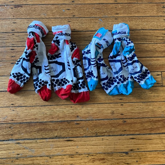 compress sports Accessories - 4 pairs compression socks, EUC